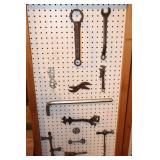 Lot of Wrenches including Sheldon Axel Co Wrench,