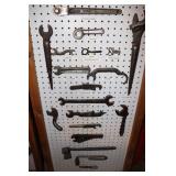 Lot of Wrenches including Rachet Handle, Spud,