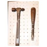 Early Tire/Rim Tool Hammer and an H D Smith