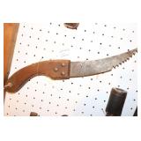 Bead Saw, Case Implement Wrench marked 02 and a