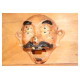 4 Eyed Bald Man Wall Mounted Bottle Opener Marked