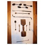 Moulders Hand Tool Lot including Double Spoons,