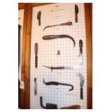 Knife Lot Including Banana, Net Makers, Letaher,