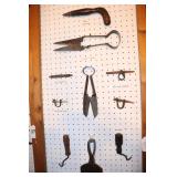 Agriculture Implement Tool Lot including Dibble,