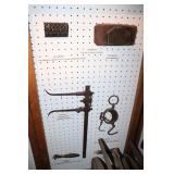 Tool Lot including Sharpening Stone, Skate