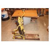 Antique Barn Beam Boring Machine Base 29" long