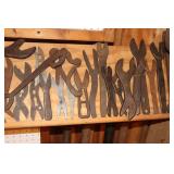Lot of Alligator Wrenches and Miscellaneous