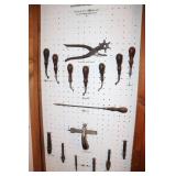 Lot of Leather Working Tools including Revolving