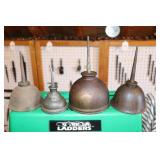 Lot of 4 Oil Cans including 1 Eagle