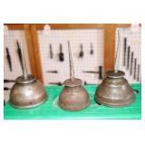 Lot of 3 Oil Cans including (1) Noera Mfg Co and