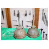 2 Singer Oil Cans