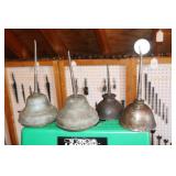 Lot of 4 Oil Cans including (1) GEM Mfg Co