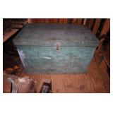 Blue/Green  Carpenters Box 35" X 20 1/2"