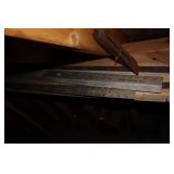 Lot of Metal Yard Sticks, 24" Rule and Planer
