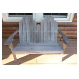 Wooden Outdoor Bench 52 1/2"X 32"