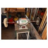 8" Buff Grinder 2 Speed on Cart (works)