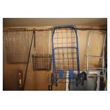 Utility Hand Carts, 2 Wire Baskets and a Metal