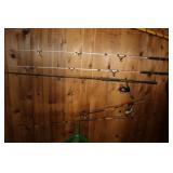 5 Rods and 4 Reels including Ryobi, Shakespeare,