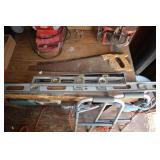 Levels, Saws (Including 1 Stanley), Scoops,