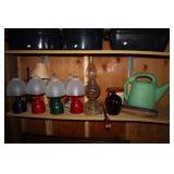 Lot of Outdoor Lamps, Kerosene Lamps, Small