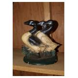 Goose Cast Iron Door Stop marked 457
