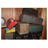 Lot of Tool Boxes and Tool Trays