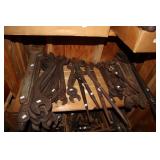 Lot including S Wrenches, Large Open End