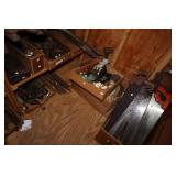 Lot including Grease Guns, Alligator Wrench,