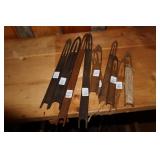 10 Wooden Fishing Net Needles