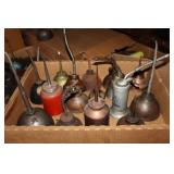 Lot of Oil Cans including Eagle, Gem and others