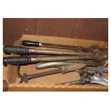 Lot including Hog Snooter Tools, Hog Scrapers,