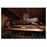 Antique Barn Beam Boring Machine