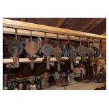 Lot of Antique Hand Crank Knee/ Shoulder Brace