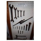 Blacksmith Tool Lot including Wrenches, Stock &
