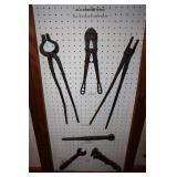Blacksmith Tool Lot including Bolt Cutters,