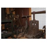 Pipe Vise Lot including A.L.Rose, V & G and Pipe