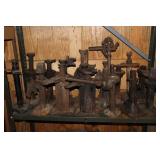 Lot of Antique Jacks Including P.W. Mann and