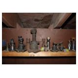 2 Shelf Lot Including Approx 50 Speed Wrenches,