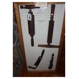 Lot including Chamfer Knife, 2 Fleshing Knives