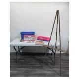 Paint, Supplies and Easel