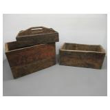 Antique Peters Shell Boxes