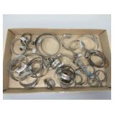 Hose Clamps, Assorted Sizes