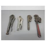 Pipe Wrenches and Vice Grips