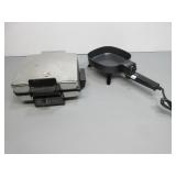 Waffle Maker and Small Electric Skillet