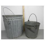 Two Metal Pails