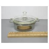 Vintage PYREX Dish w/Metal Serving Stand