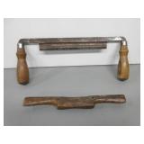 Antique Spoke Shaver and Draw Knife