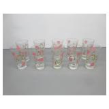 Retro Drinking Glasses