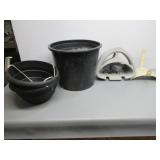 Hose Hangers, Planters & a Bucket