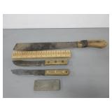 Older Kitchen Knives and Machete